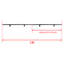 Rolling Library Sliding Ladder Hardware Kit With Brake