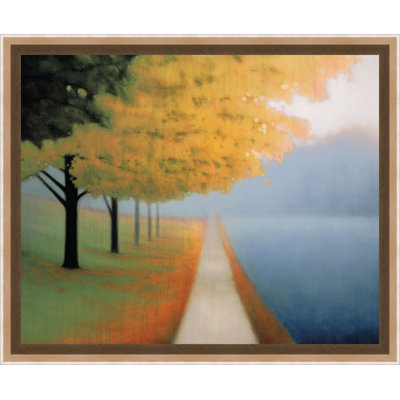 Straight into the Fall 1 Framed Print Canvas