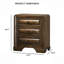 Mobilier de chambre à coucher de style transitionnel 1Pc