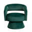 Chaise d'appoint moderne pivotante en velours de bois massif 1pc-435200588