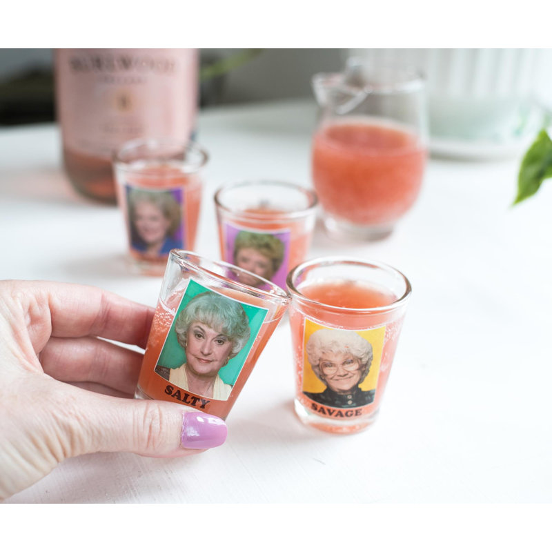 Ensemble de verres 4 pièces The Golden Girls Thirsty Salty