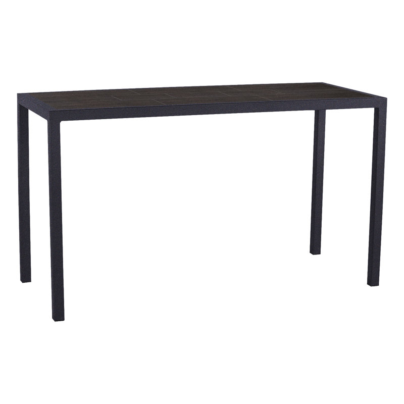 Quadra Outdoor Rectangle Dining Table, Graphite, Urban Shift