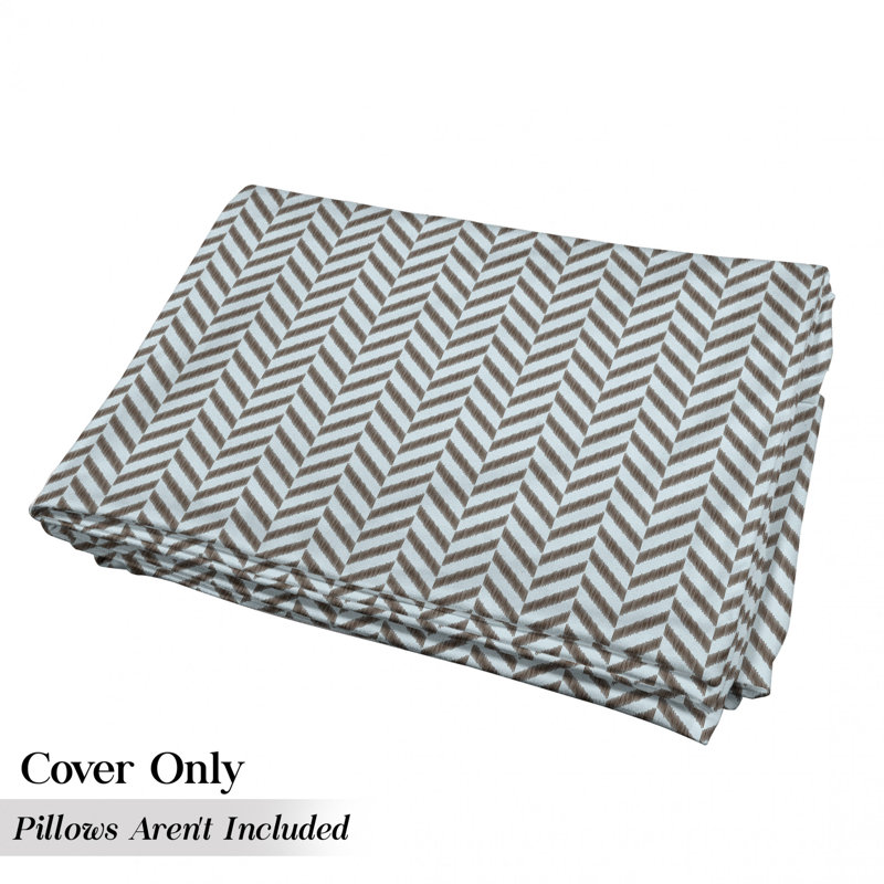 Housse de coussin d'extérieur Zig Zag, H 2 po x l 36 po x P 88 po