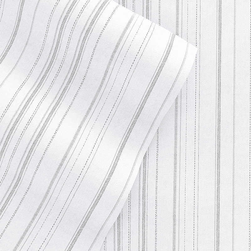 Sheet Set 100% Cotton Patterned Flannel Super Soft Bedding, Full Sheet Set with 3 Additional Pieces, Gray Weathered Stripes