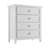 Farmhouse 4-drawer Chest - Tall Dresser With Storage For Bedroom Or Entryway-1335320817