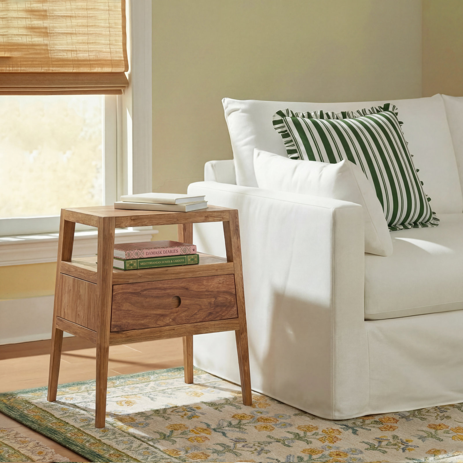 Minsk 17" Acacia End Table