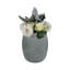 Vase en verre bleu 9 po-510341085