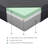 Green Tea Gel-Infused Memory Foam Mattress, Gray, Mattress In A Box-1746702562