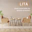 Table de bout ronde contemporaine, ensembles en bois, utilisation multifonctionnelle, assemblage facile