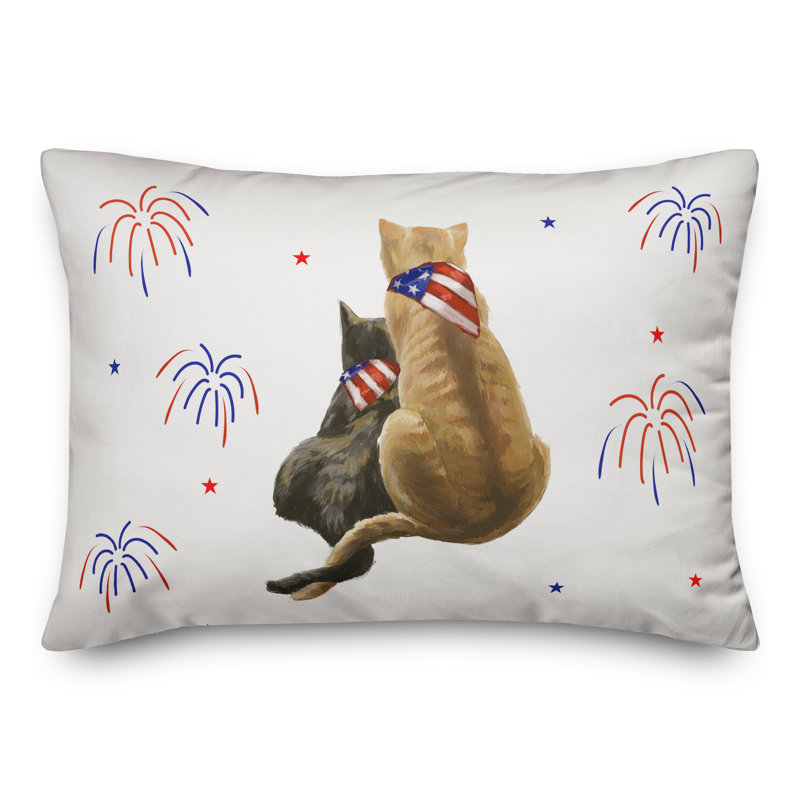 Reversible Throw Pillow, 14" x 20"