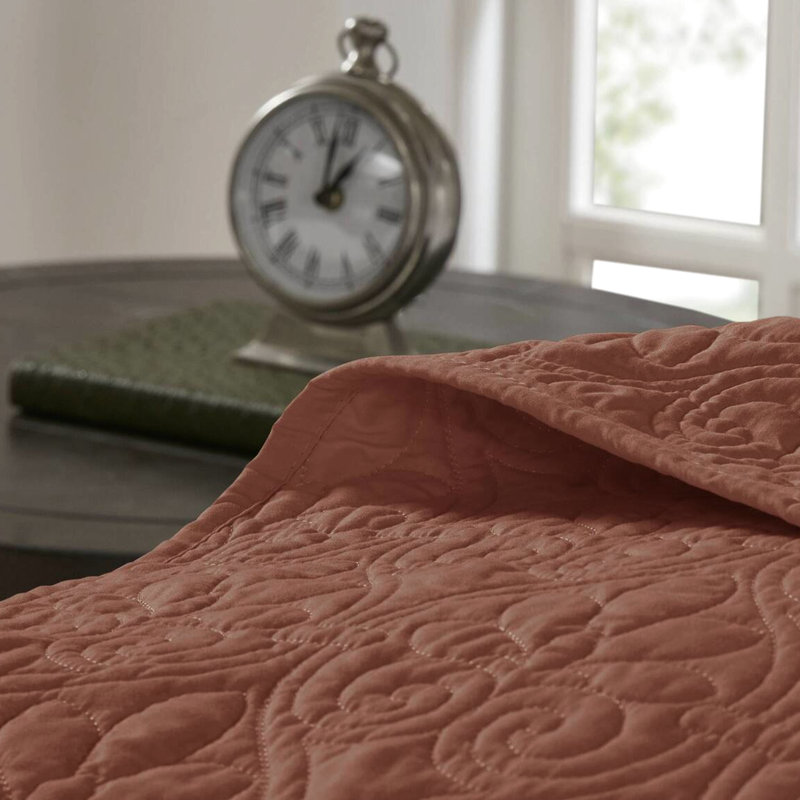 Couvre-lit réversible 3 pièces Clay Red King