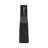Abstract Sculptural Pottery Ecomix Flower Vase for Reading Nook - Decorative Accent with Tall Table Form and Woven Cane Detail for Entryway Styling - Black-538242790-557279679