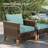 Salem Wicker Outdoor Patio Conversation Furniture Sectional Set-98258471