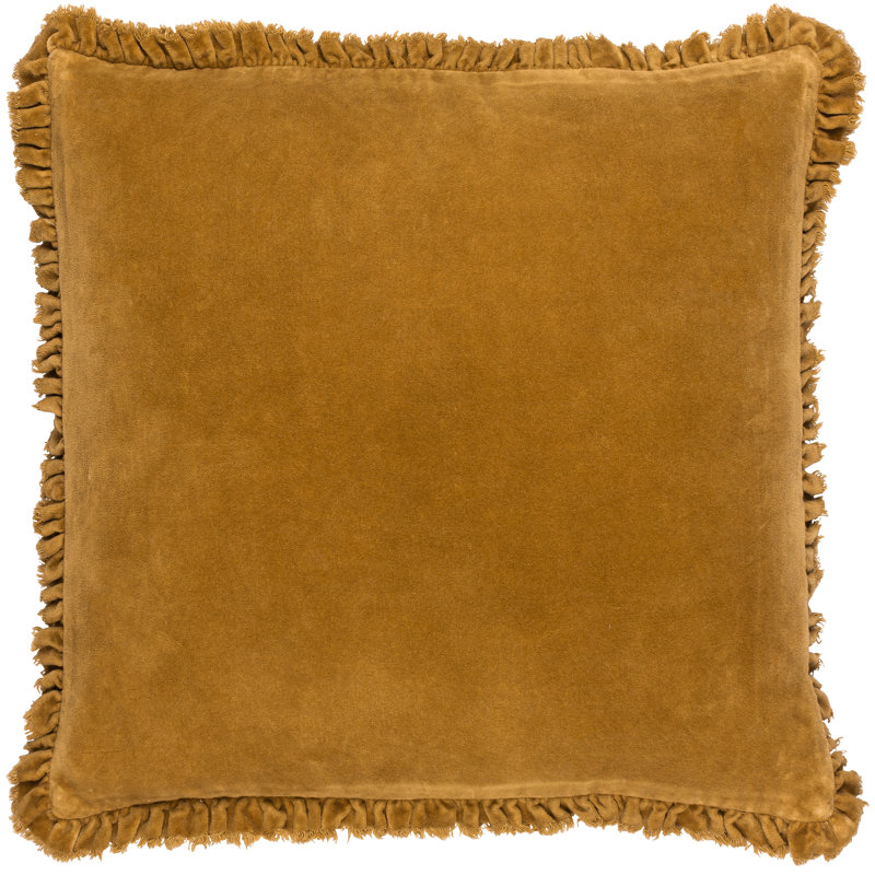 Square Cushion, Saffron
