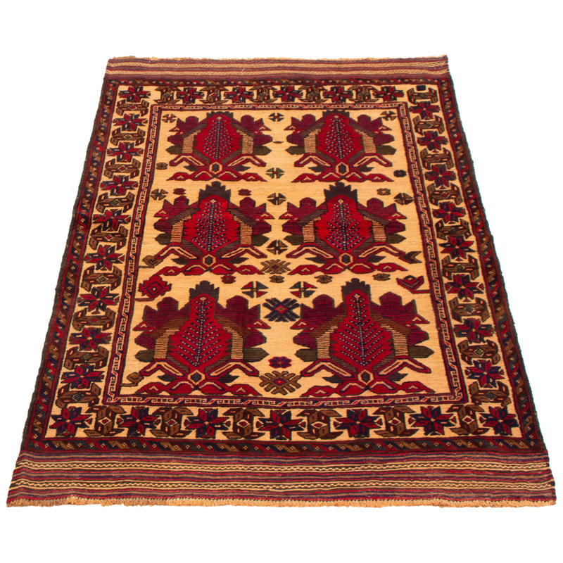 Tapis brun clair 4 pi 0 po x 6 pi 4 po Miruna