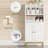 Mini Floor Cabinet with 2 Door and Shelves