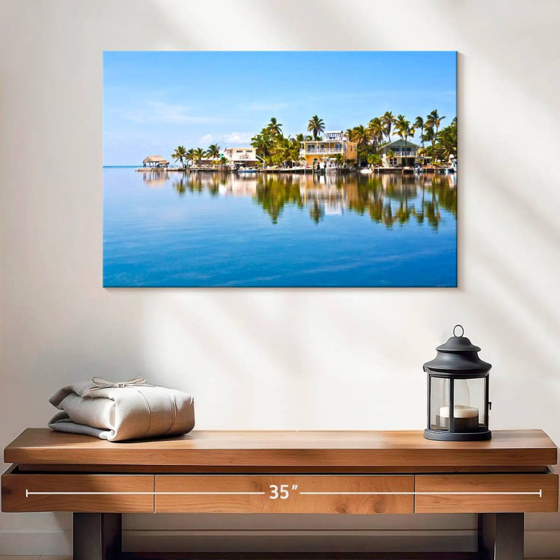 Gillard Key West Seaside Town, 16" H x 24" W