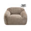 Fauteuil moelleux pivotant en fausse fourrure-666202055