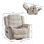 Fauteuil inclinable standard avec masseur 40,9 po Nahidul-1929422322