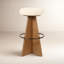 Damon Swivel Stool-Sapphire Khaki-Counter-591906181-566847704-574702695