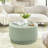 Nordic style coffee table with sturdy round base-947783625