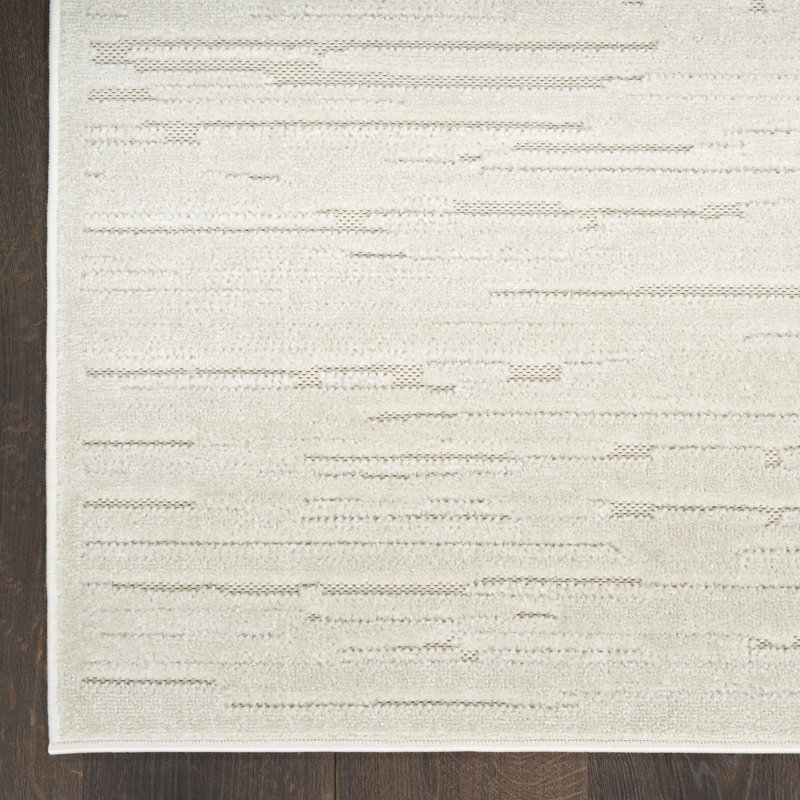 Tapis moderne beige Ebern Designs Prasun, Rectangle 3 pi 11 po x 5 pi 11 po