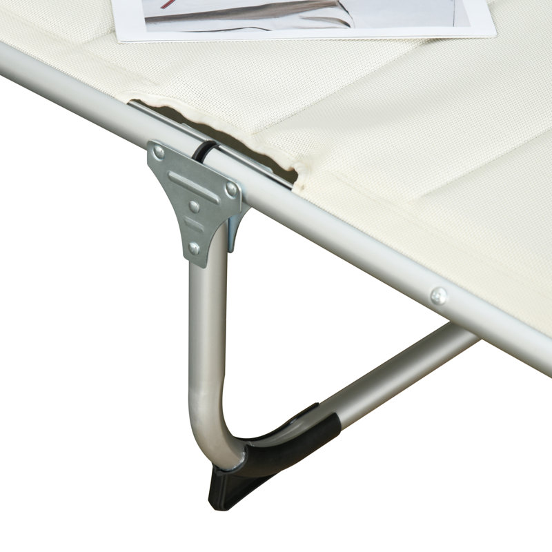 Chaise pliante en aluminium pour l'extérieur