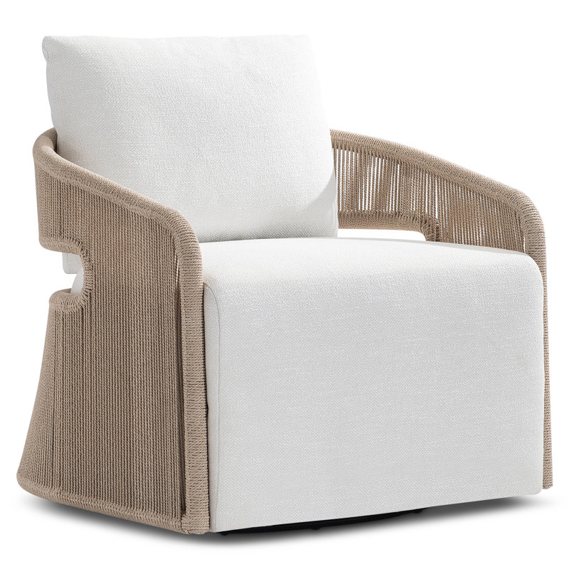 Fauteuil pivotant extérieur Trellis - Sur mesure, 6073-012