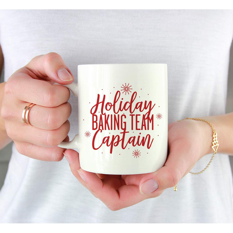 Grande tasse à café pour les fêtes de cuisson Russell