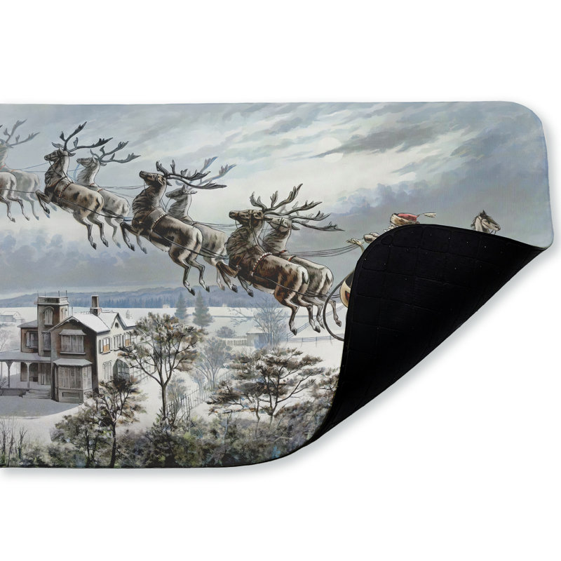 Tapis de sol Holiday Icy Snowman Trio