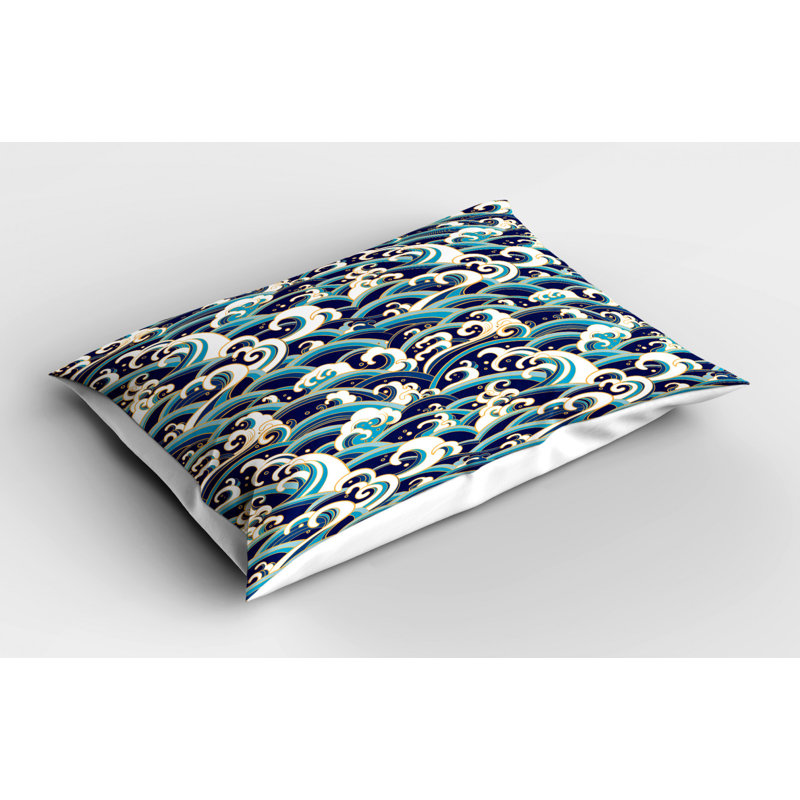 Narwhal Polyester Sham Set, Queen