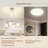21.6" Crystal LED Round Chandelier with 4-Light