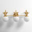 Gazala 3 Light Frosted Dimmable Vanity Light