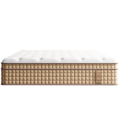 Queen Size 12 Inch Mattress, Medium - Firm, Gel Memory Foam, Independently Encased Springs, Fiberglass , Us , Alleviating And Motion Reducing