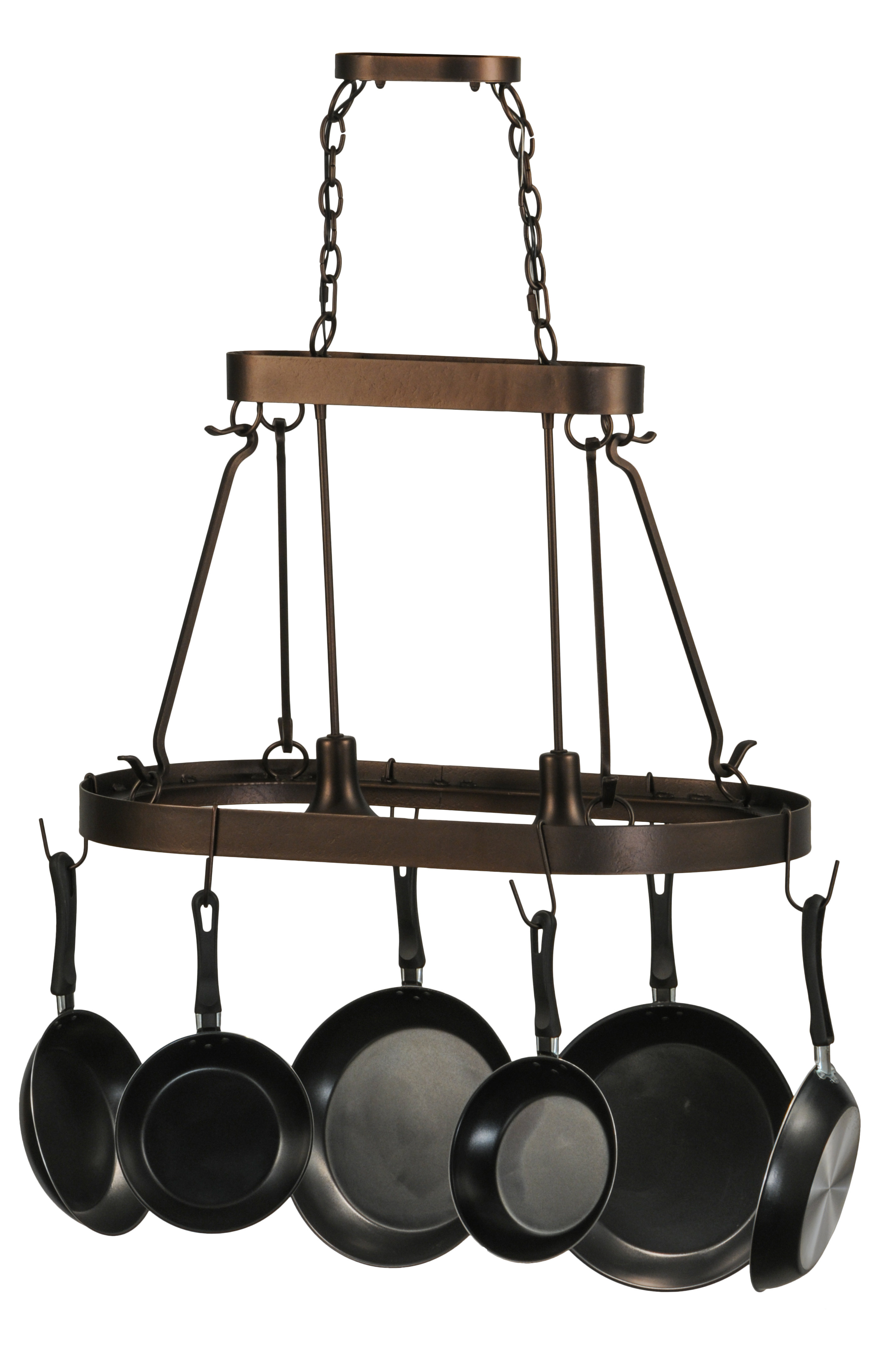 Meyda Lighting Harmony Handcrafted Hanging Pot Rack | Wayfair