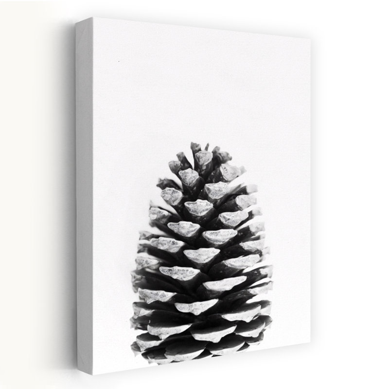 Pinecone, art mural abstrait contemporain, H 18 po x l 12 po