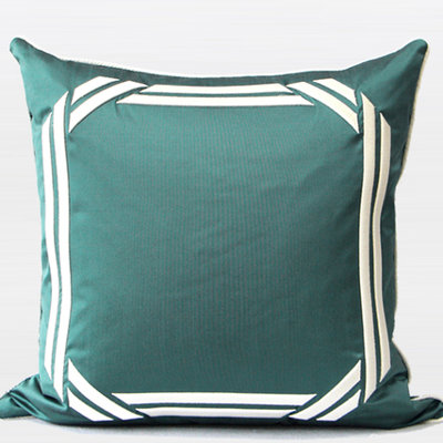 Embroidered Throw Pillow
