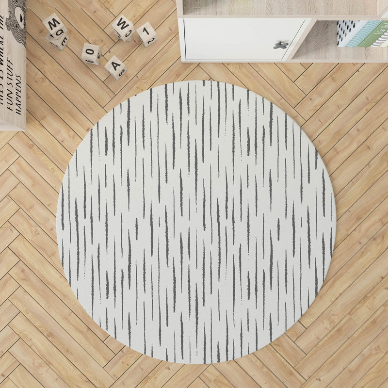 Tapis de jeu pour enfants Lak, Ivoire/gris anthracite