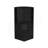 Jakes 42" Tall Corner Bar Cabinet With Eight Wine Bottle Cubbies And Double Door Cabinet, Living Room, Liquor Cabinet, Storage Cabinet Black Wengue-56852879