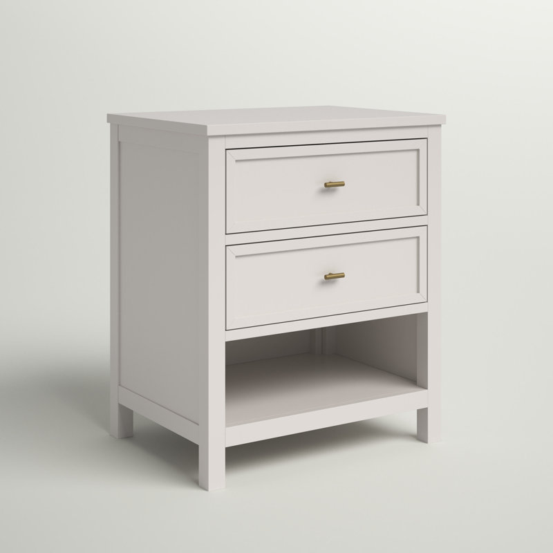 Jaylen 23.62'' W Nightstand, Bleached White