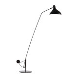 Mantis 64.96'' Black Task Floor Lamp
