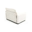 Velours côtelé beige, 5 pouces avec support ergonomique, style home cinéma, combinaison de design rétro et chic, confort.