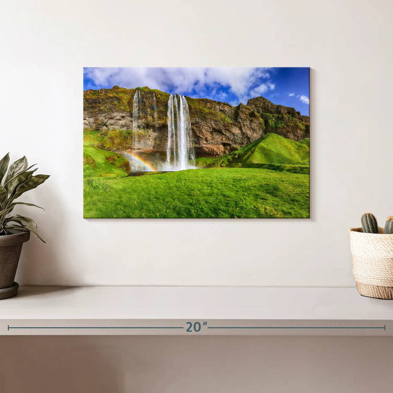 Alvord Seljalandsfoss Falls Meadow, H 8 po x l 12 po