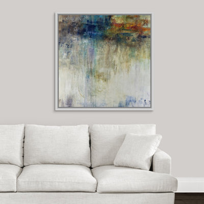 « crépuscule point », peinture sur toile