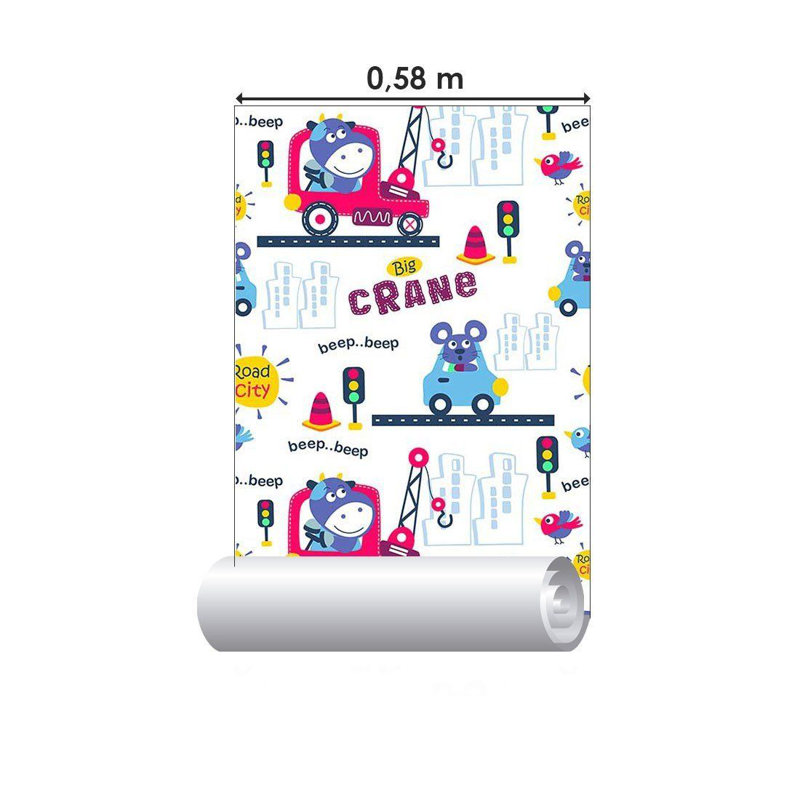 Rouleau de papier peint adhésif L 126 po x l 24 po Bexton