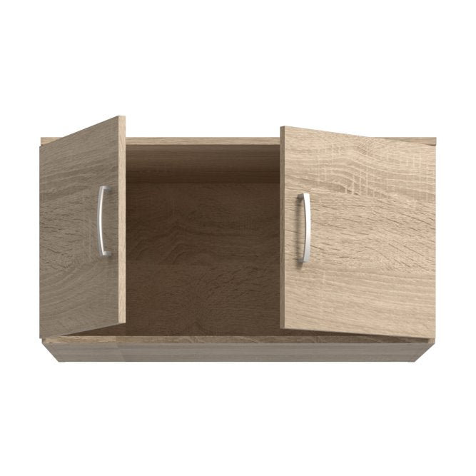 Charlyse 2 Door Wardrobe Top Unit in Sonoma Oak, 82 cm