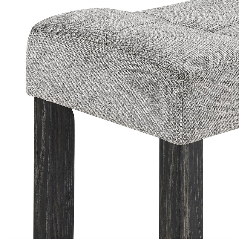 Ensemble de bar 5 pièces avec 4 tabourets, table carrée en panneau de fibres à densité moyenne et tabourets gris neutre, carré de 36 pouces, pour la cuisine, la salle de jeux et l'espace repas