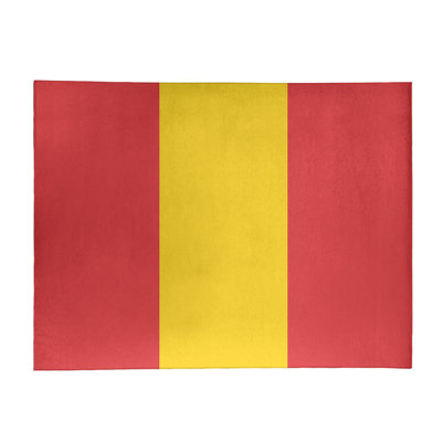 Tapis de zone rouge/jaune