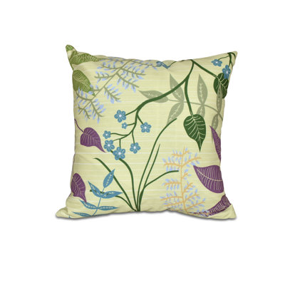 Housse de coussin d'extérieur carré Botanical Blooms