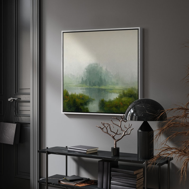Art mural encadré, rétro, antique et classique pour chambre à coucher - 16 po x 16 po, H 16 po x l 16 po, Blanc